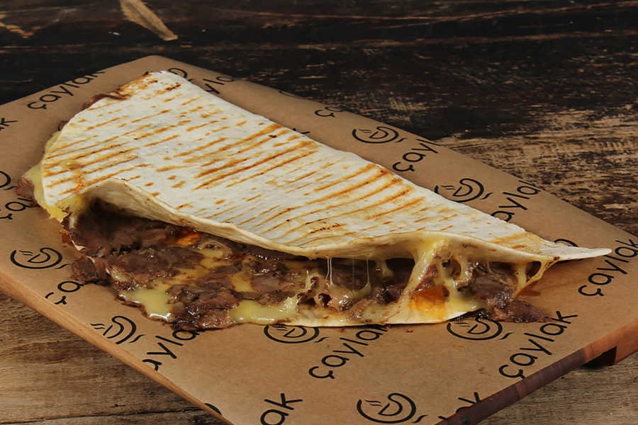 Tortilla Kavurmalı Kaşarlı
